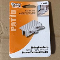 1-7/8 in., Aluminum Double Thumbscrew Sliding Door Lock