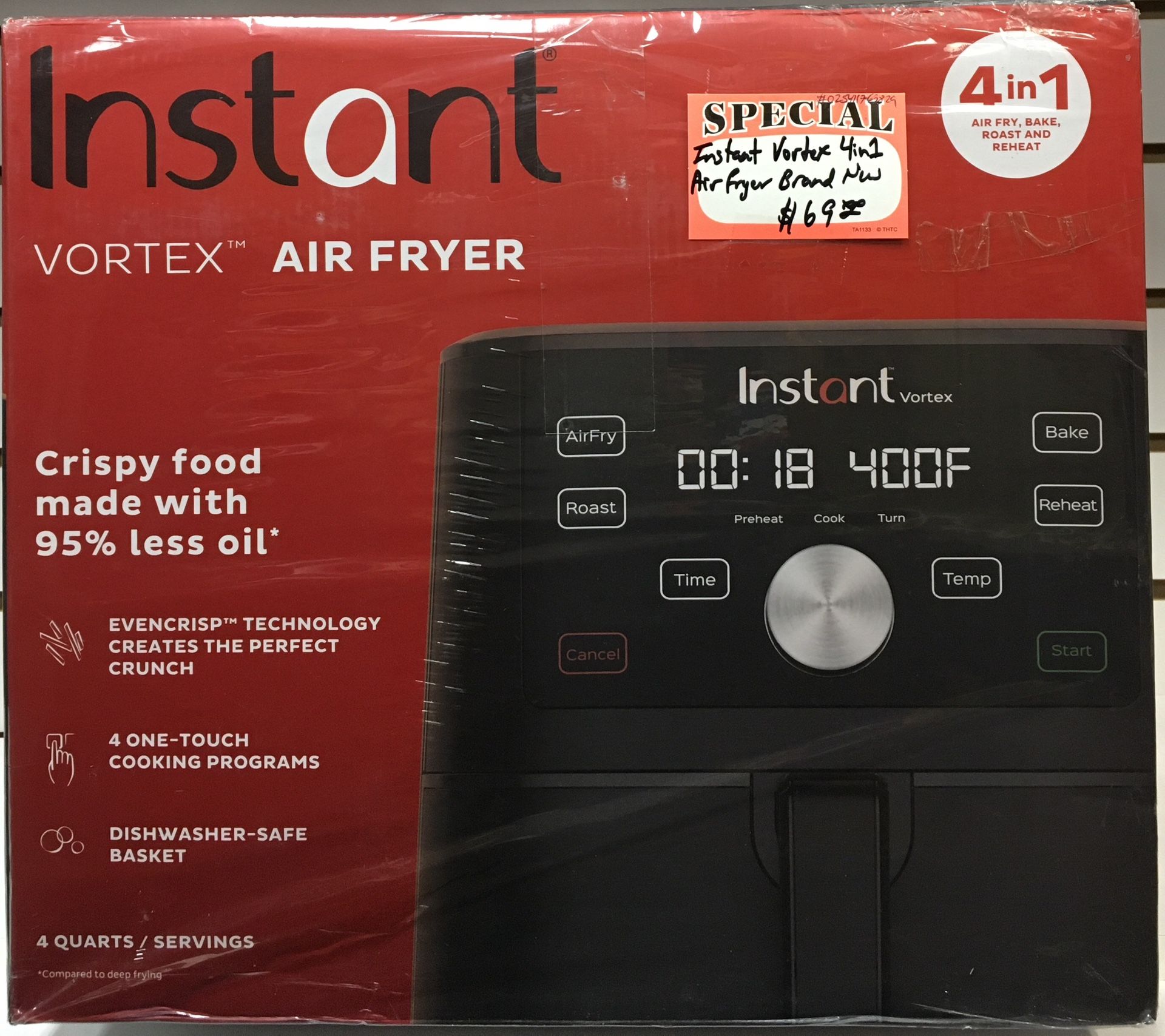 Instant Vortex 4 in 1 Air Fryer Brand New