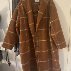 Orange Trench Coat 3x