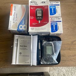 Glucose monitor, lancets & needles