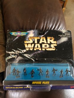 Micro machine Star Wars imperial pilots