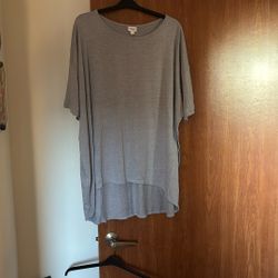 LuLaRoe Short Sleeve  Asymmetrical Tunic Blouse 3XL