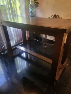 Wood Rectangle Bar table