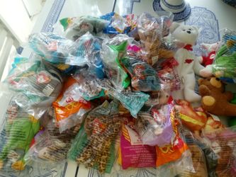 43. Beanie babies. Most sealed bag