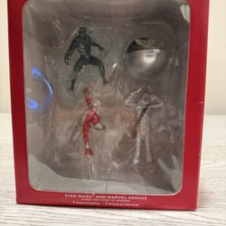 Hallmark 2023 Christmas Ornament Keepsake Star Wars And Marvel Heroes 