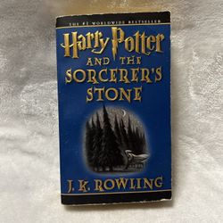 Harry Potter and the Sorcerer's Stone by J.K. Rowling 2001 paperback book  