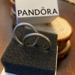 Pandora Silver Earrings