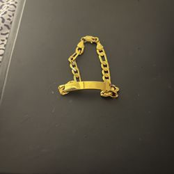 Men’s 18kt Gold Tone Bracelet 
