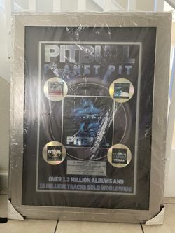 PITBULL FRAME DISPLAY CD PLANET PIT RARE 