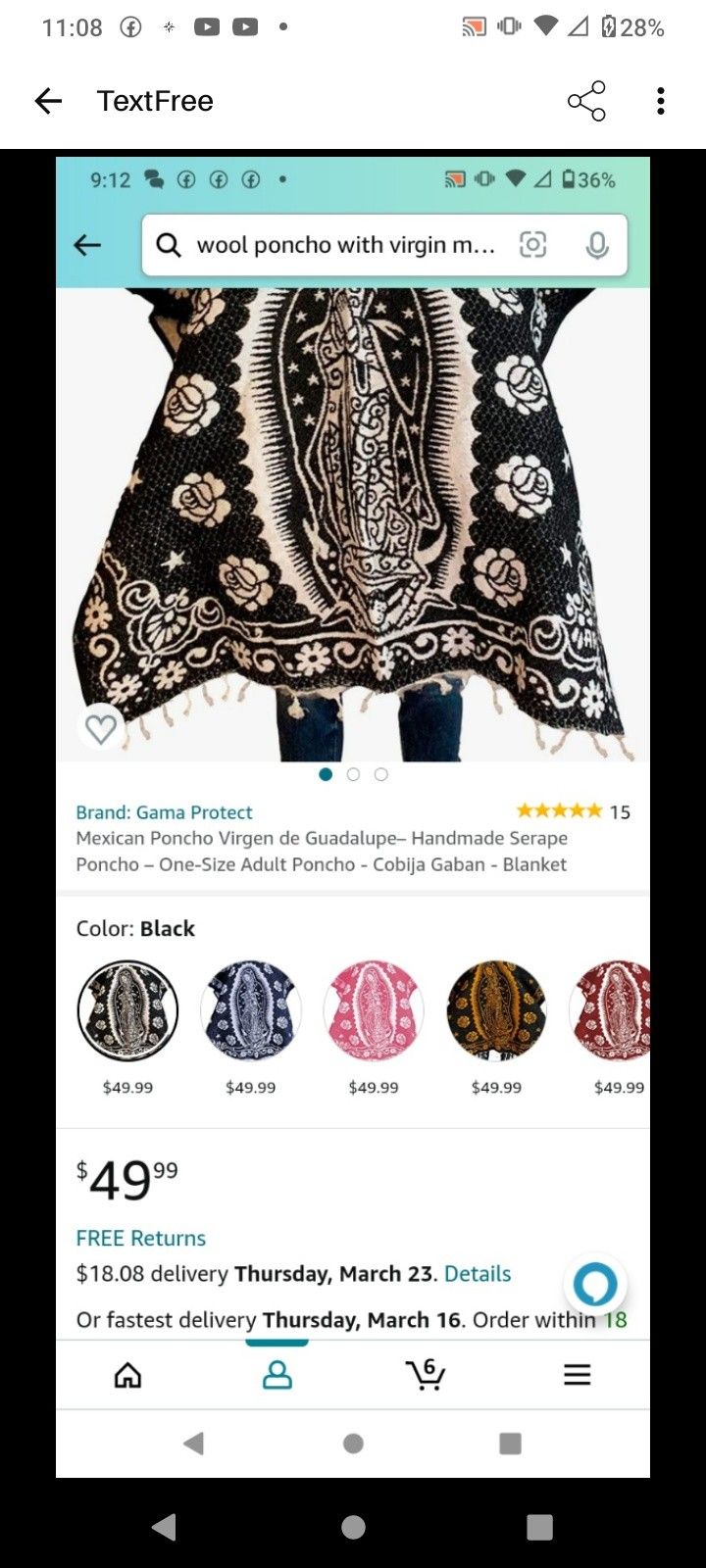 Warm Poncho Brand New $25 Or Best Offer