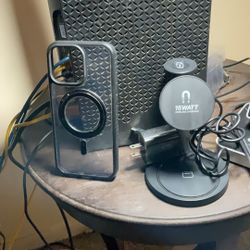 3 N 1.  15 Watt Fast Charger For 3 Items And Case 