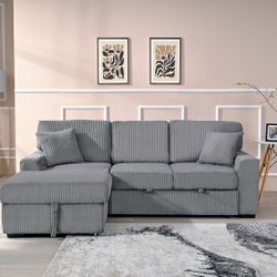 Gray Sofa Sectional Sleeper