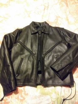 2xl leather jacket