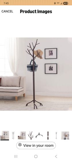 *BEST OFFER* Kings Brand Furniture×× Freestanding Metal Tree Branch Coat and Hat Rack