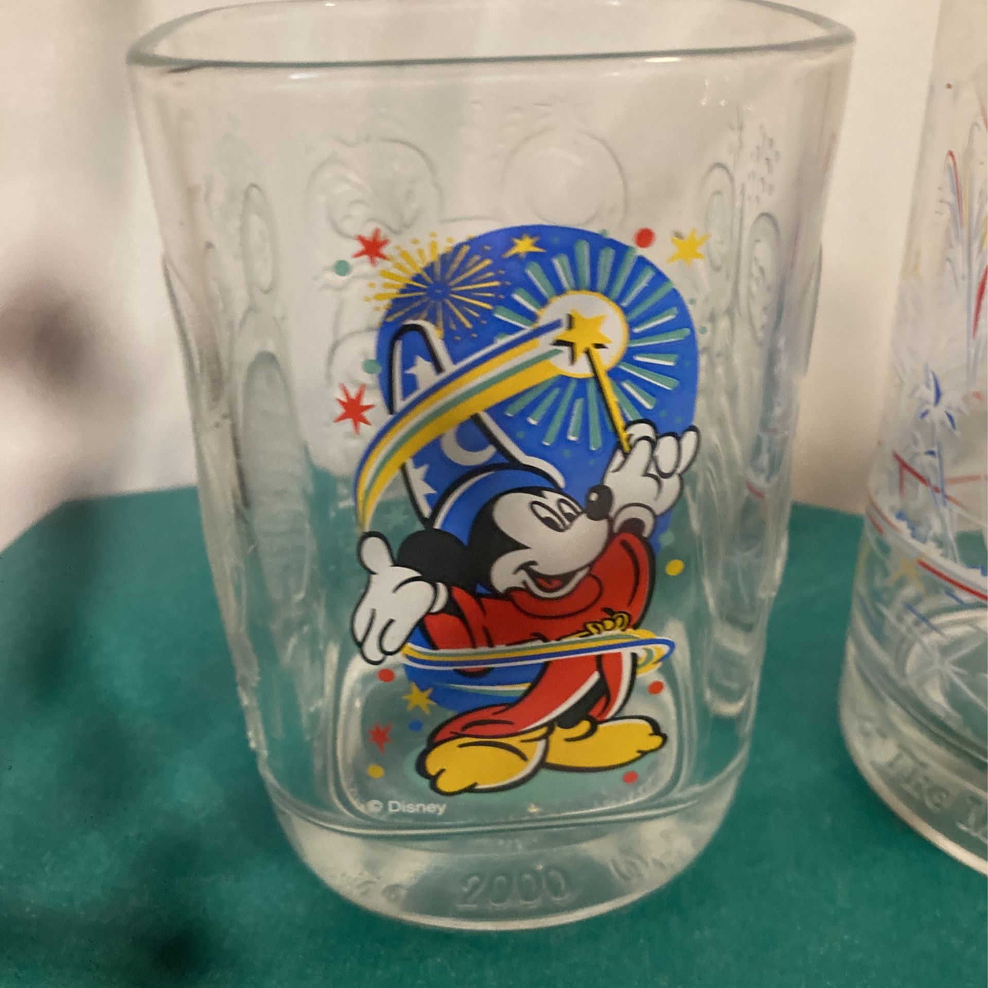 Vintage McDonald’s Shriek And Disneys 25 Anniversary Glass Cups