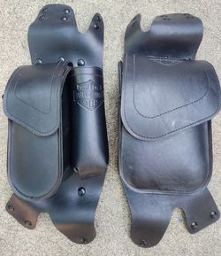 Harley Davidson Right and Left Saddlebags