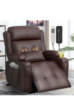 Brand New Factory-Sealed Power Recliner Chair w/ Heat, Massage + Warranty