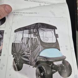 New Golf Cart Enclosure