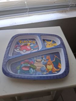 Pokémon Kids Divided Plate