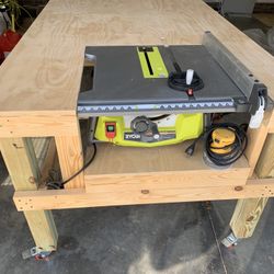 Table Saw Workbench