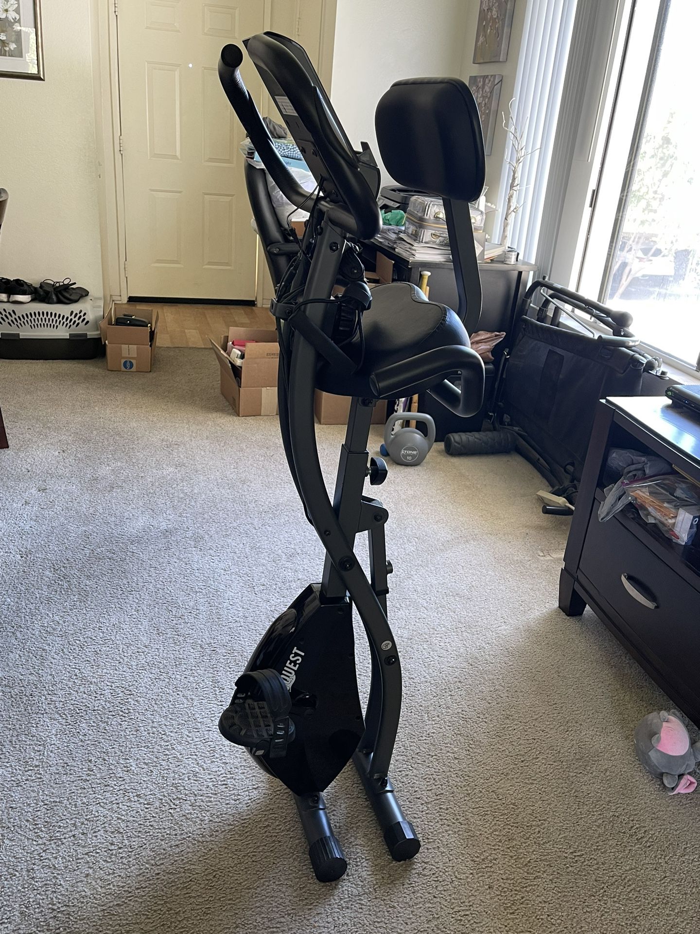 Fitquest Black/Graphite Color Stationary Exercise Bike 