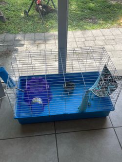 Large Small Animal / Guinea Pig Cage + Accessories (Supplies Available)