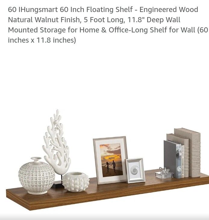 New Floating Mantel Shelf