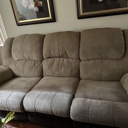 Reclining Couch And Solo Recliner For Sale