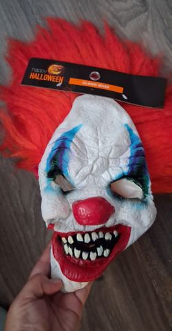 Clown Mask/ new w/ tags. / one size