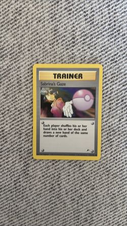 Sabrina Gaze 125/132 Pokemon card
