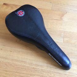 Vintage Schwinn CIONLLI Black Road Racing Bike Seat Saddle