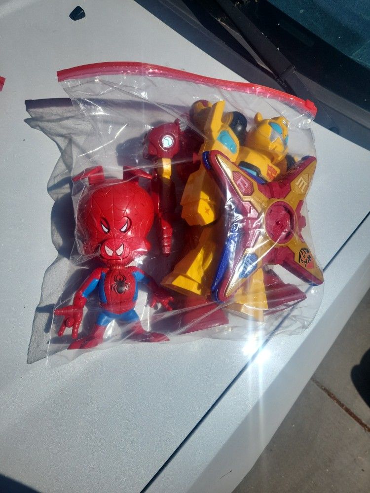 Grab Bag Spiderman Iron Man Power Ranger