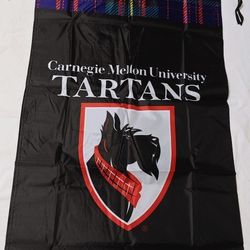 Carnegie Mellon University Tartans Drawstring Cape