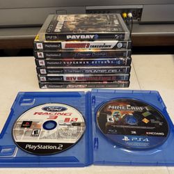 PlayStation 2, 3, 4 Game Lot Minecraft PlayStation 4 Edition