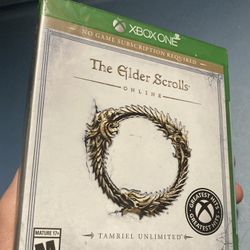 The Elder Scrolls Online BRAND NEW FACTORY SEALED for Xbox One / X video game console system Bethesda Tamriel Unlimited
