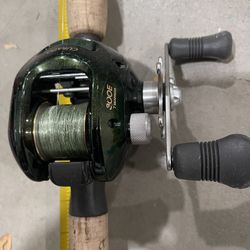 Shimano Curado 300e With A St. Croixt Fast And Heavy Fishing 