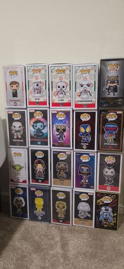 Funko Pop Lot of 20 Marvel Star Wars DC