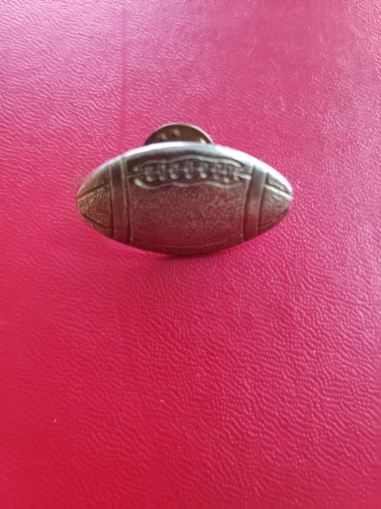 Metal Football Pin.