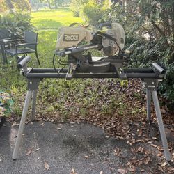 Ryobi Miter Saw With Saw Horse