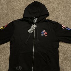 Chrome Hearts Zip Up Hoodie Multicolor Size L 