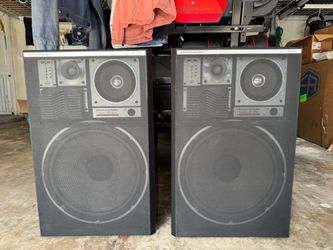 Vintage Marantz LS-20 Floor Speakers - Rare 4-Way 15" Woofers thumping system