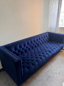 Blue sofa