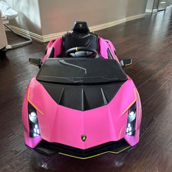 Remote Control, Pink Lamborghini car.