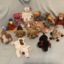 Lot of 15 Beanie Babies