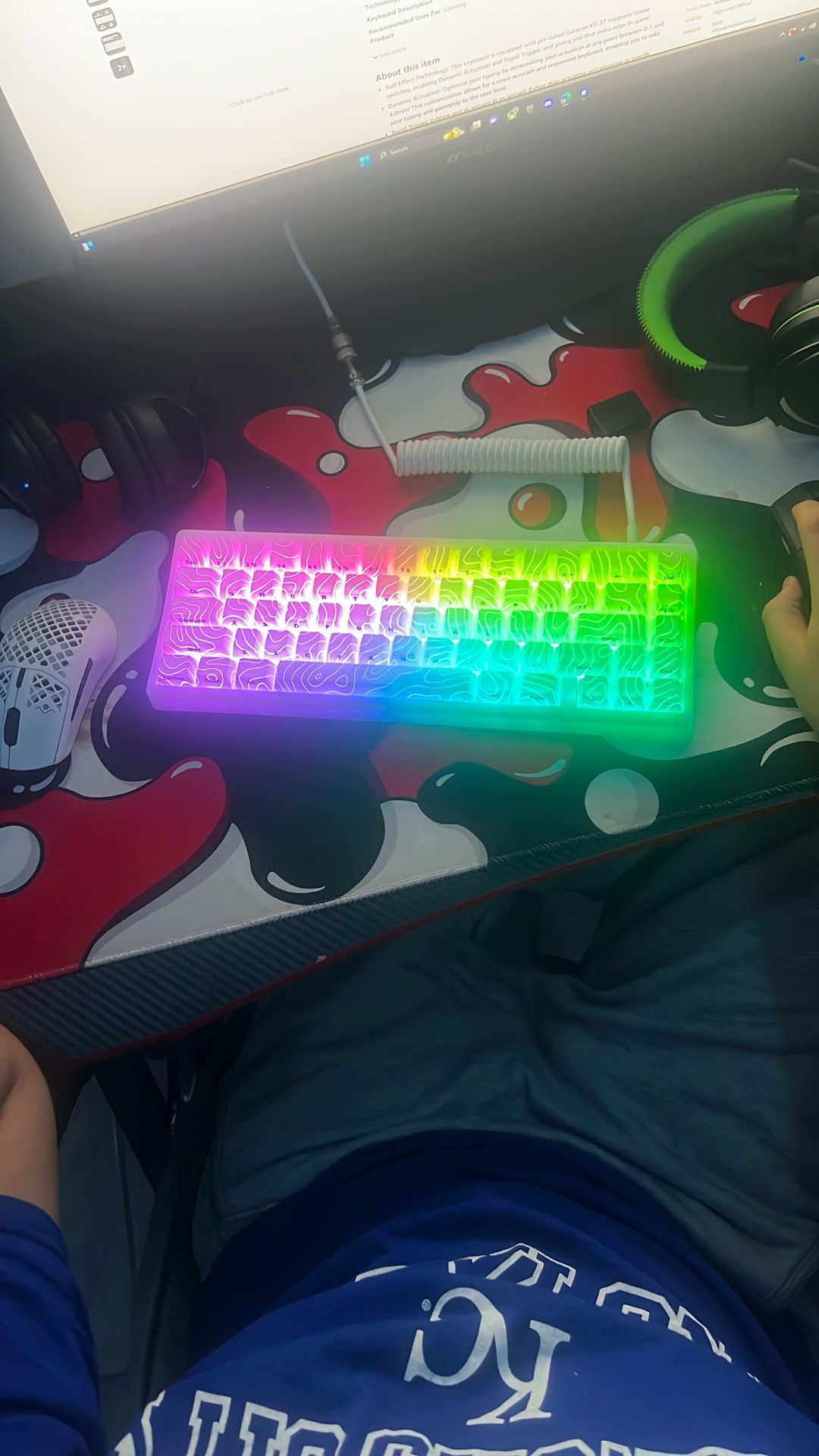 Gaming Keyboard Creamy