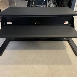 Standing desk converter