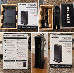 NETGEAR Modem with WiFi Router COMBO C6230