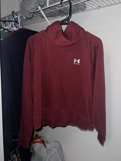 Under Armour Maroon Cowl Neck Sweatshirt – Size XL