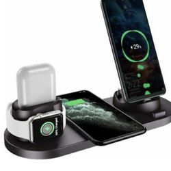 Wireless Charging Station 7 In 1 iPhone And Android 