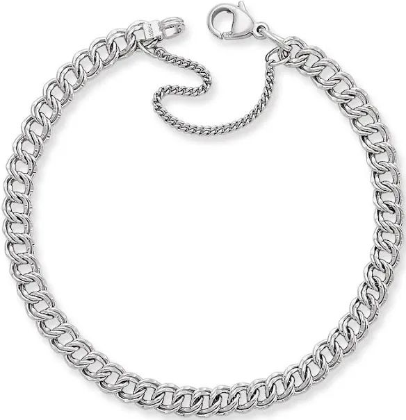 James Avery Double Curb Charm Bracelet size L